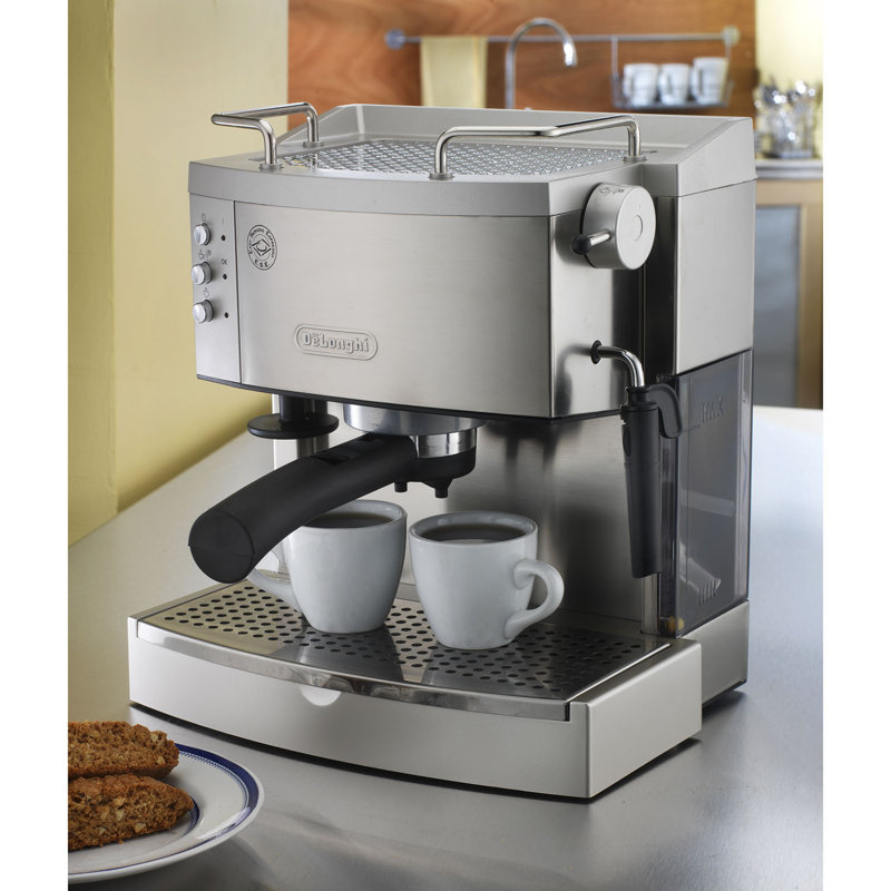 DeLonghi 15 Bar Pump Driven Espresso Maker & Reviews Wayfair